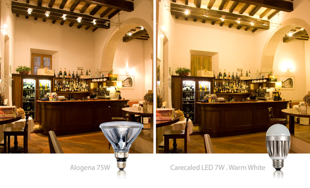 Immagine comparativa del bar del ristorante Antiche Mura