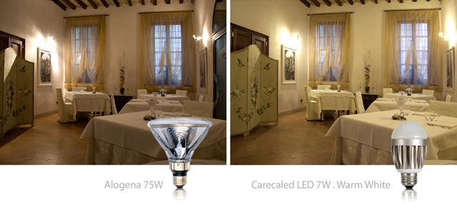 Immagine comparativa della sala del ristorante Antiche Mura