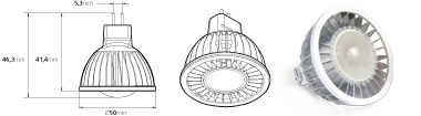 Proiezioni MR16 6W