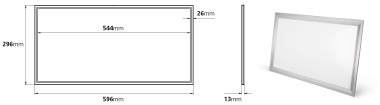 Proiezioni Panel Light FLAT25